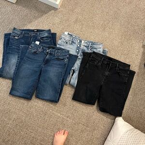 Designer jeans: MOTHER, Paige, Joe